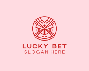 Geometric Lucky Clover  logo design