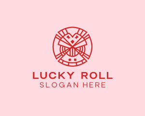 Geometric Lucky Clover  logo design