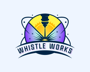 Laser Automation Metalworks logo design