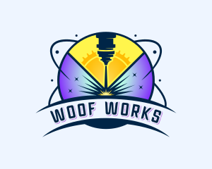 Laser Automation Metalworks logo design