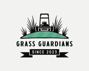 Lawn Care Grass Garden logo design