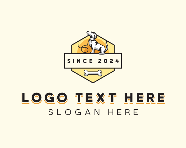 Dog Bone logo example 2