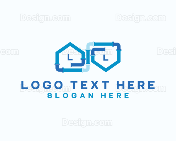 Plumbing Repair Pipe Logo