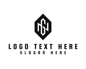 Hexagon Monogram NG logo