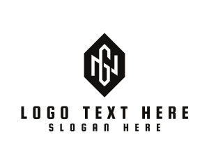 Hexagon Monogram NG Logo