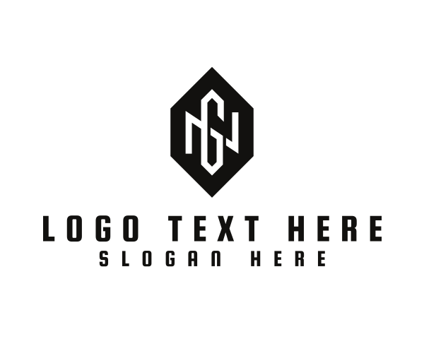 Letter Ng logo example 1