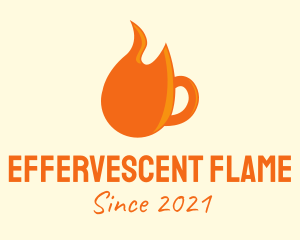 Flame Coffee Mug  logo design