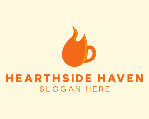 Flame Coffee Mug  logo