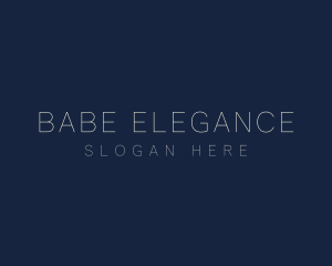 Minimalist Elegant Company logo design