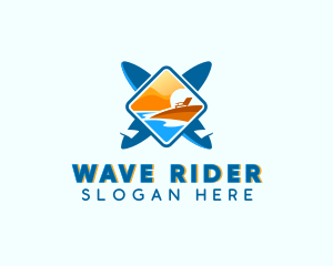 Summer Beach Surfing  logo