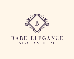 Luxury Floral Event logo design