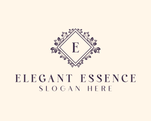 Luxury Floral Event logo design