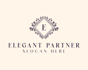 Luxury Floral Event logo design