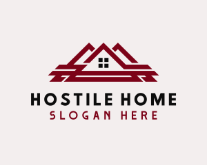 Home Property Roof logo design