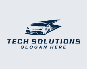 Fast Race Car logo design