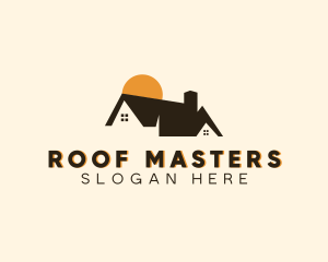 Roof Housing Property logo design