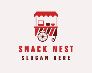 Candy Food Cart logo design