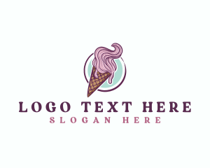 Gelato Ice Cream logo design