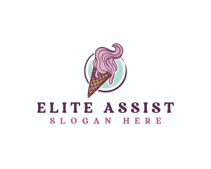 Gelato Ice Cream logo design