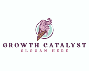 Gelato Ice Cream logo design