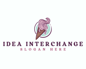 Gelato Ice Cream logo design