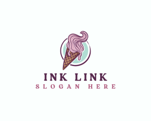 Gelato Ice Cream logo design