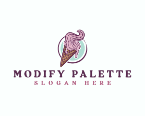 Gelato Ice Cream logo design