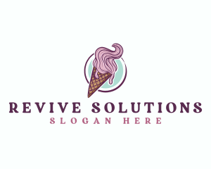 Gelato Ice Cream logo design