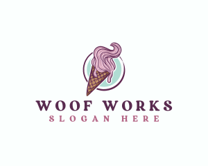 Gelato Ice Cream logo design