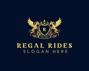 Luxury Shield Pegasus  logo