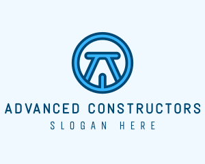 Modern Letter A Company  logo design