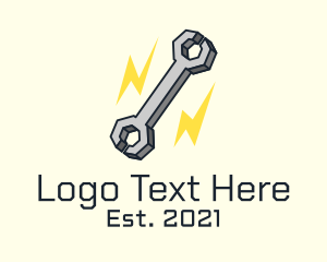 Lightning Bolt Wrench logo