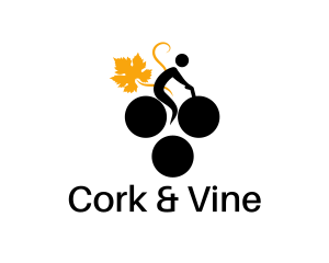 Grape Bike Vineyard logo design