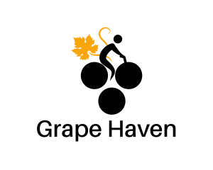 Grape Bike Vineyard logo design