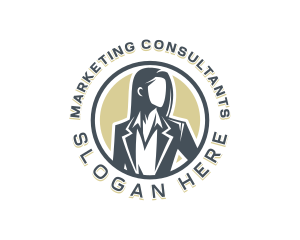 Executive Woman Supervisor logo design