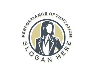 Executive Woman Supervisor logo design