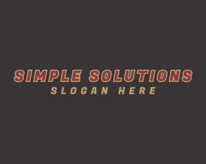 General Simple Business logo design