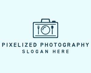 Food Plate Camera logo design