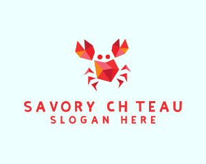 Crystal Crab Restaurant logo design