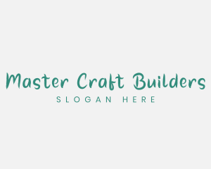 Generic Green Craft  logo design