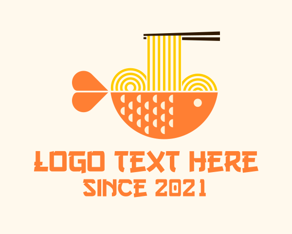 Oriental Food logo example 1