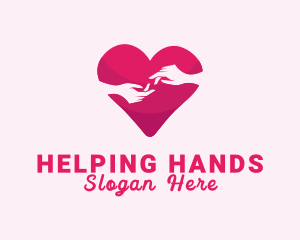Heart Hands Charity logo design