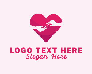 Affection - Heart Hands Charity logo design