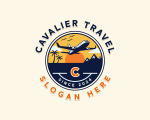 Beach Travel Agency logo design