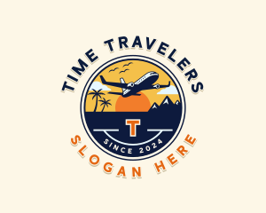 Beach Travel Agency logo design