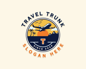 Beach Travel Agency logo design