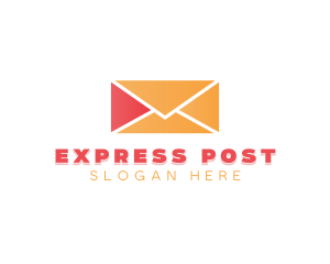 Arrow Mail Envelope logo design