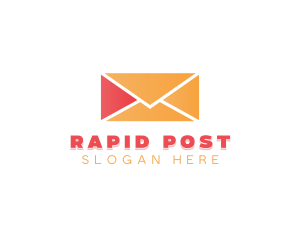 Arrow Mail Envelope logo design