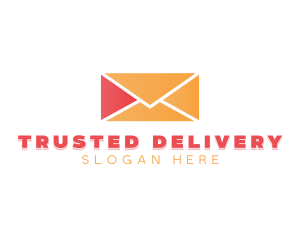 Arrow Mail Envelope logo design