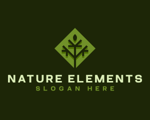 Nature Tree Plant logo design